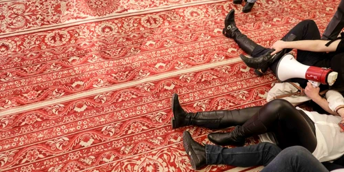 protest în parlament 25 noiembrie 2021. FOTO Inquam Photos / Octav Ganea