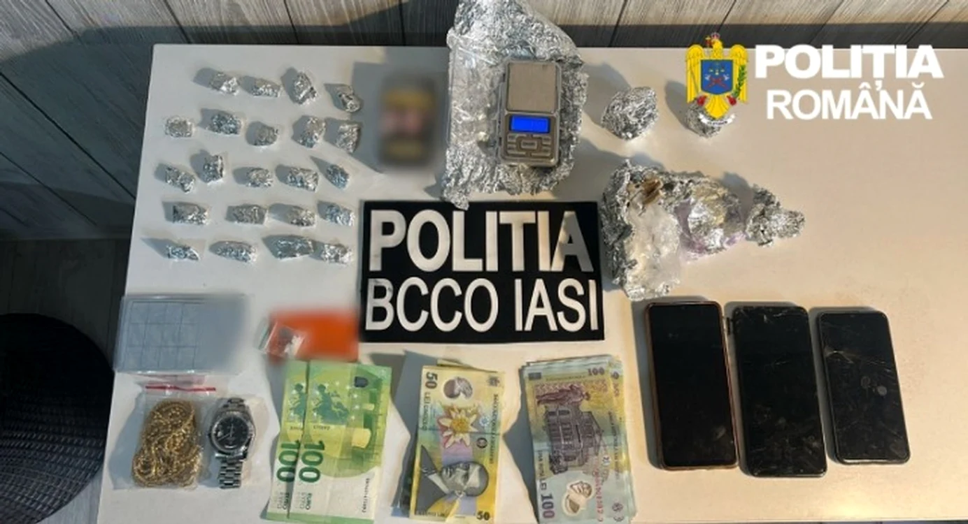 Drogurile erau ascunse într-o vulcanizare. 