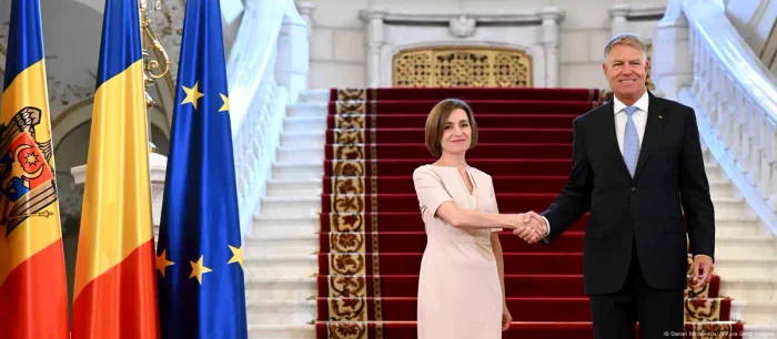Președinții actuali din Republica Moldova și România: Maia Sandu și Klaus Iohannis