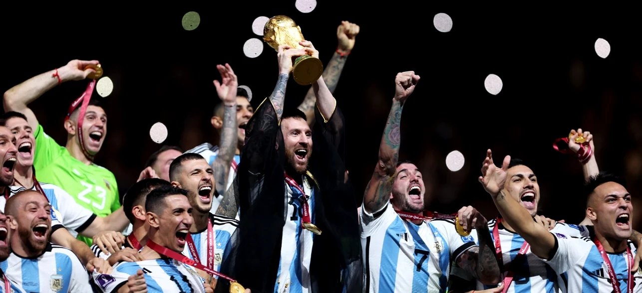 Argentina s-a încoronat duminică regina lumii fotbalistice. Foto Getty images