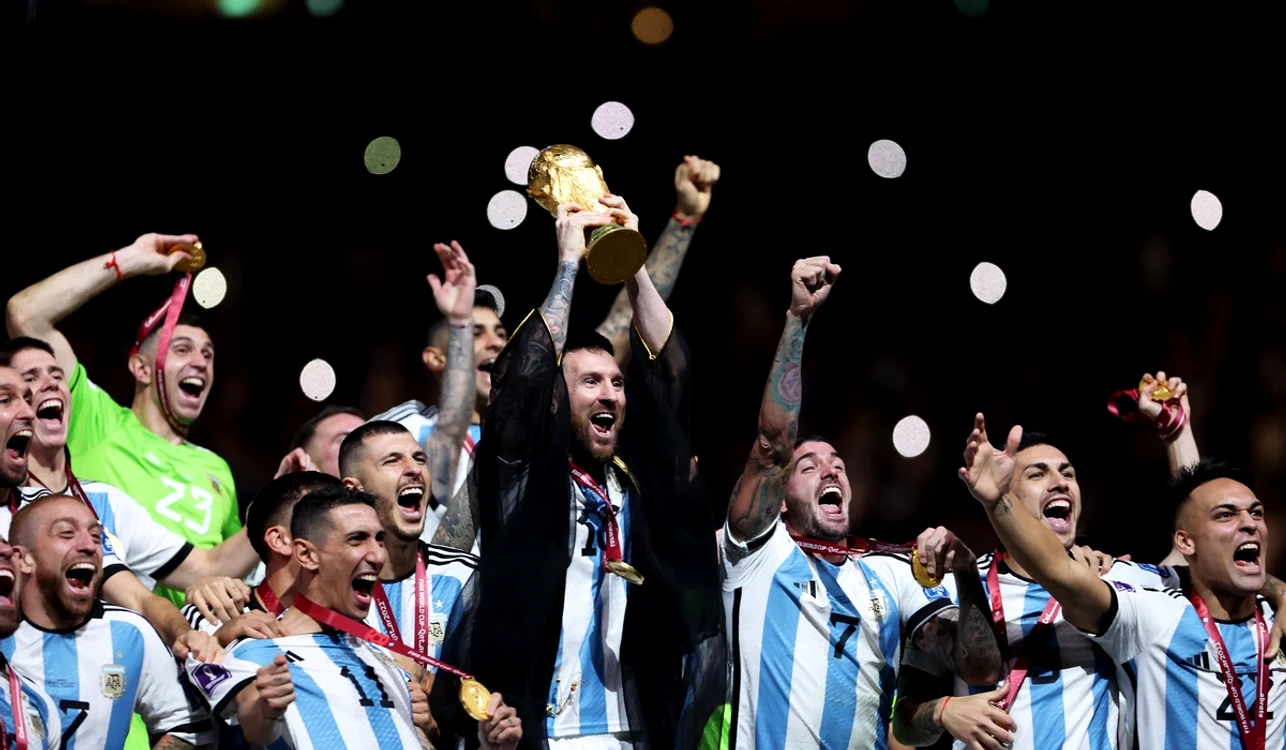 Argentina, ultima câștigătoare a Cupei Mondiale la fotbal. Foto Getty images