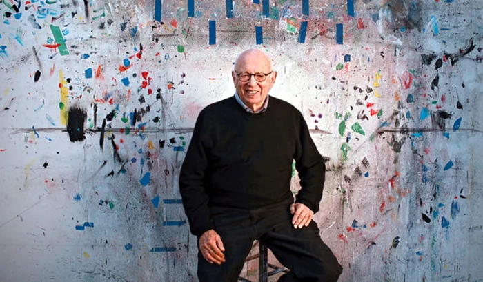Ellsworth Kelly (1923– 2015), în atelierul său. Foto: Fred R. Conrad/The New York Times