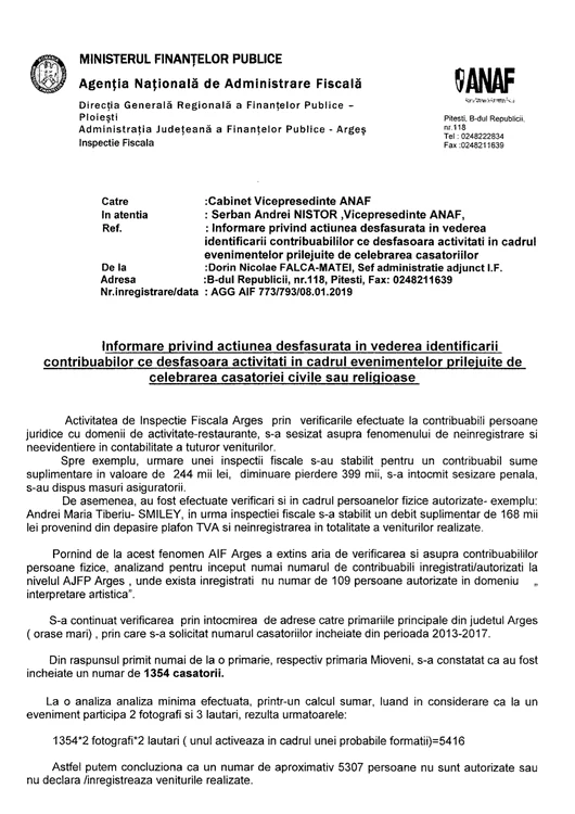 Documentul publicat de Rareș Bogdan în mediul online