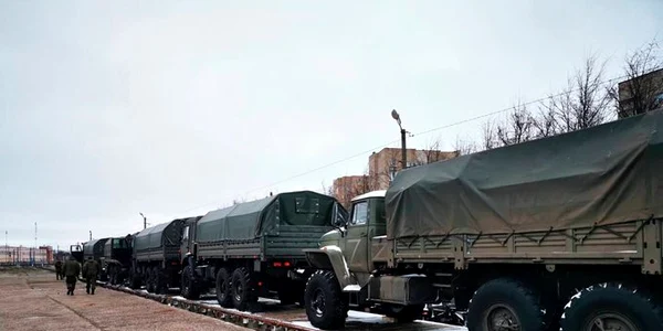 Echipamente militare rusești sosesc în Belarus FOTO Hanna Liubakova/Twitter