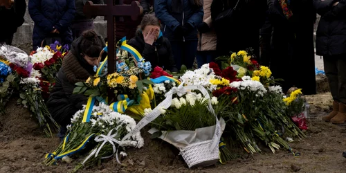 Razboi Ucraina inmormantare soldati ucrainieni 9 10 martie 2022 FOTO Getty Images