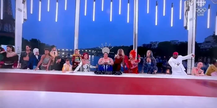 Cina cea de taină, cu personaje exotice, acuzată de afront la adresa creștinismului. Captură TV 