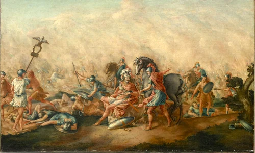 The Death of Paulus Aemilius at the Battle of Cannae (Yale University Art Gallery scan) jpg