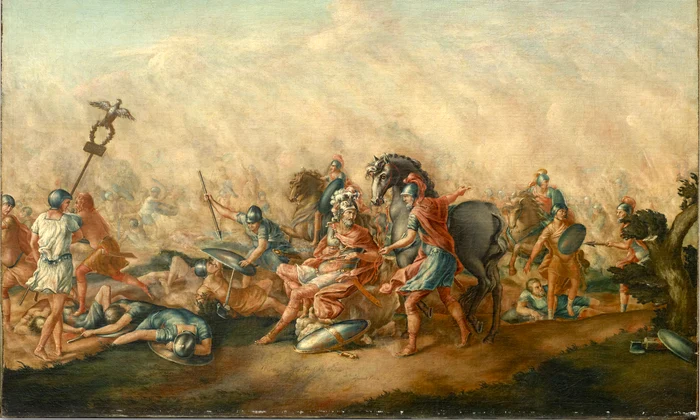 The Death of Paulus Aemilius at the Battle of Cannae (Yale University Art Gallery scan) jpg