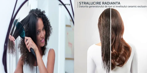 Aparate de syling păr la reducere de Black Friday 2025 și nu numai Colaj Rowenta