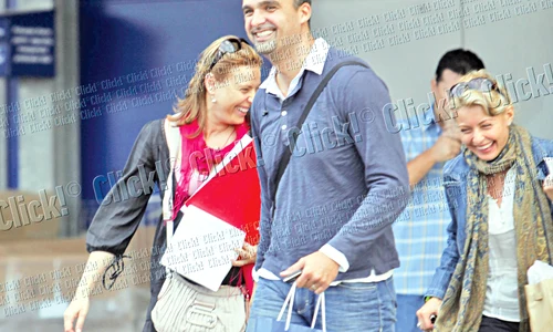 Aurelian Temişan şi soţia sa Monica Davidescu jpeg
