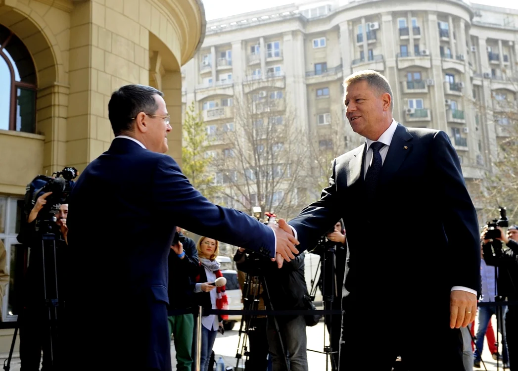 Eduard Hellvig și Klaus Iohannis FOTO Presidency.ro