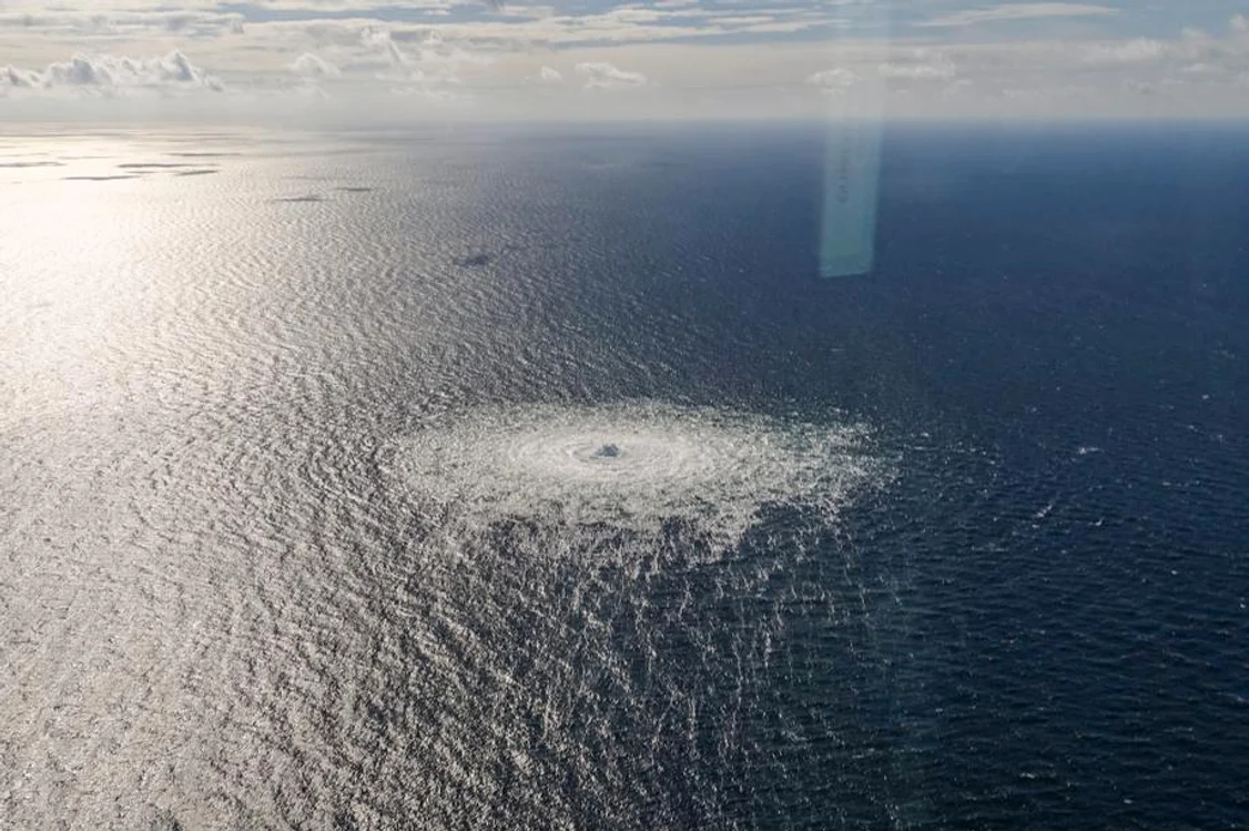 Scurgeri de gaze din Nord Stream, după explozie Foto EPA EFE