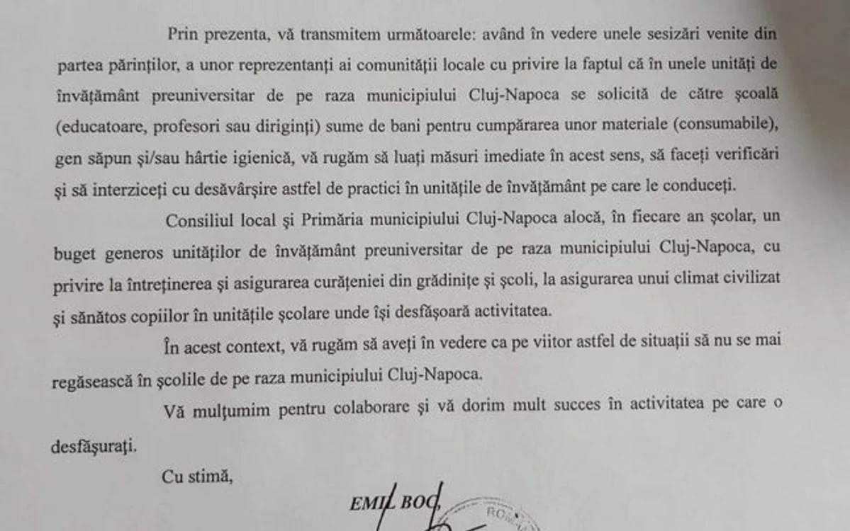 adresa scoli emil boc