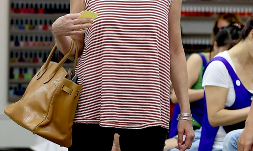 Sharon Stone Gets Her Nails Done jpeg