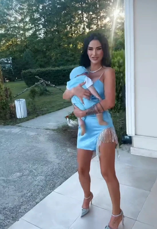 Daniela Crudu și-a botezat băiețelul la Cernica Foto Instagram 