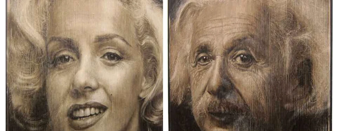 Uimitoarele picturi ale artistului spaniol Sergio Cadenas care se schimbă în funcţie de unghiul din care le priveşti Foto mymodernmet com