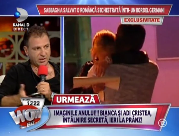 Jurnalistul a reuşit să o elibereze pe Ioana din bordelul în care era ţinută împotriva voinţei sale (captură: Kanal D)