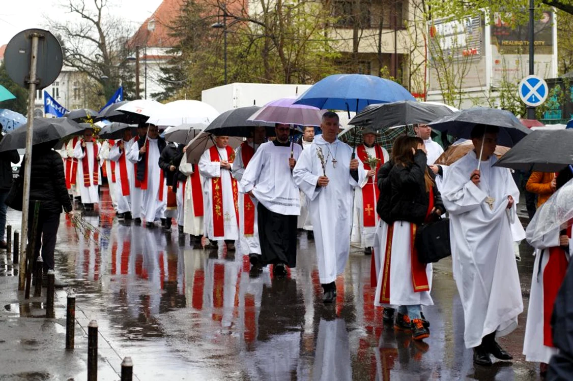 Procesiune de florii în București FOTO: Arhiepiscopia Romano Catolică București