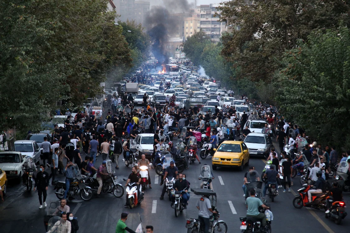 Proteste în Iran după moartea Mahsei Amini FOTO EPA EFE