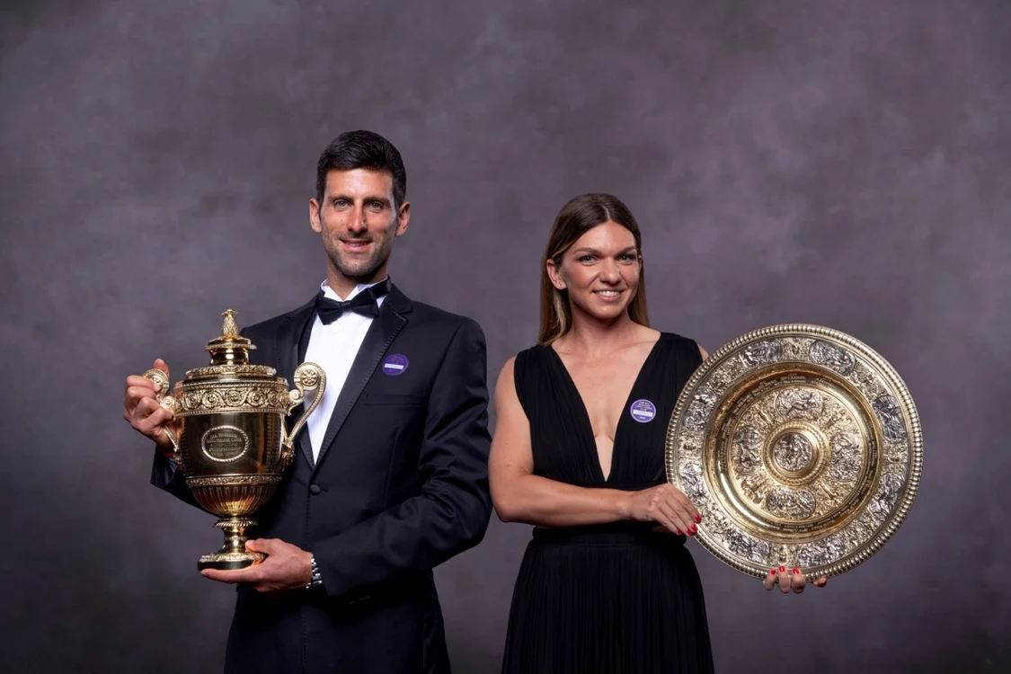 Novak Djokovici şi Simona Halep