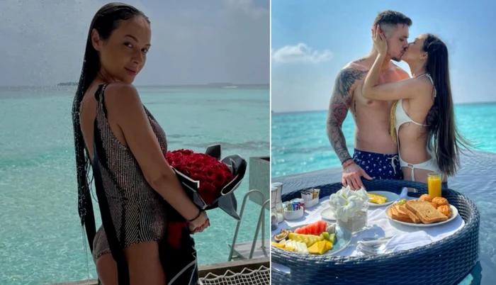 Vlăduța Lupău și Adi Rus se află în Maldive / Foto: Facebook