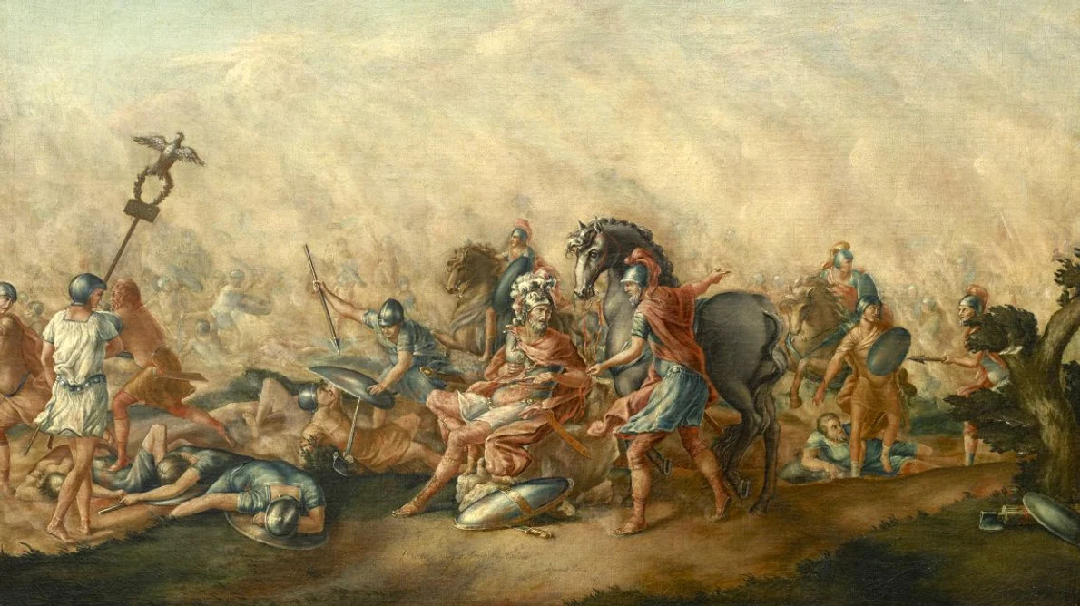 Calendar 2 august: 216 î Hr Bătălia de la Cannae: Cartaginezii conduși de Hannibal au zdrobit o armată romană superioară numeric jpeg
