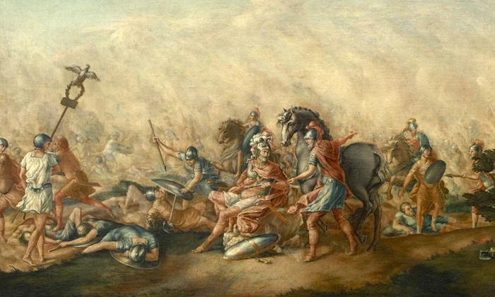Calendar 2 august: 216 î Hr    Bătălia de la Cannae: Cartaginezii conduși de Hannibal au zdrobit o armată romană superioară numeric jpeg