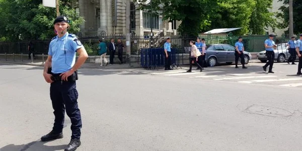 Jandarmi la ÎCCJ Alexandra Cheroiu