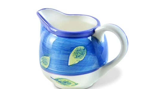Porcelain Cream Pitcher with Clipping Path jpeg