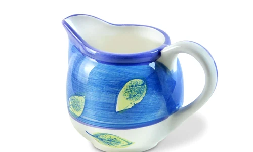 Porcelain Cream Pitcher with Clipping Path jpeg