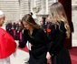 Prințesa Leonor și Infanta Sofia la întâlnirea cu Papa Leon. FOTO: Casa Regală spaniolă