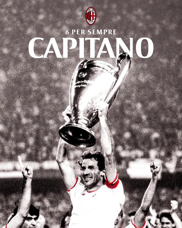 AC Milan l-a omagiat pe căpitanul Baresi (Foto: AC Milan)