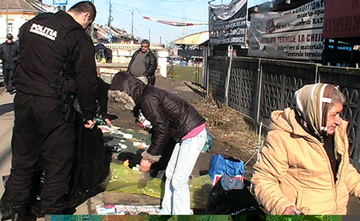 Poliţiştii comunitari au confiscat marfa