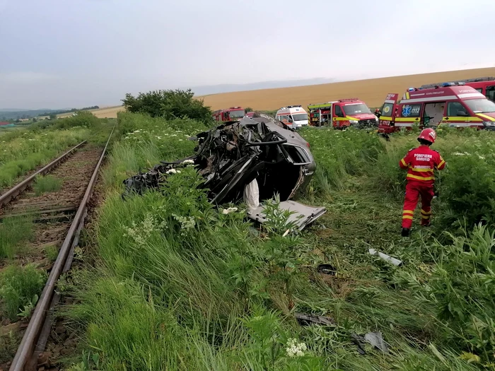 Cel mai grav accident a avut loc la Bâra FOTO ISU Neamț