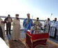 procesiune de bobotează pe malul dunării la severin FOTO Corina Macavei