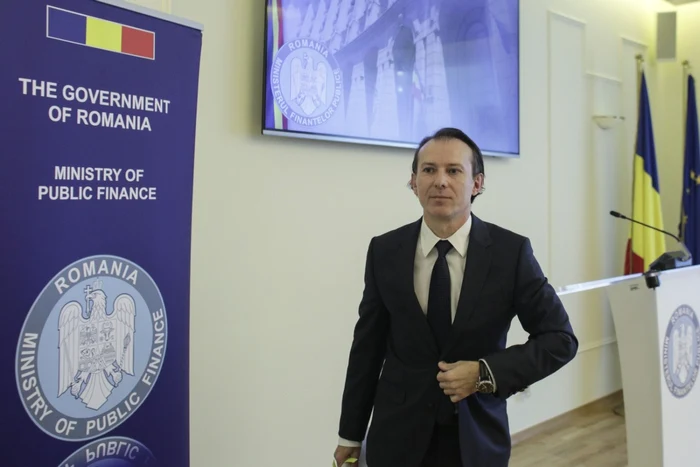 Ministrul Finanţelor, Florin Cîţu, a precizat că în perioada 2021 - 2022 se vor implementa politici ferme de consolidare fiscală pe termen mediu. FOTO Inquam / Octav Ganea