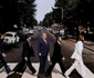Trump, în celebra copertă a albumului „Abbey Road”, de The Beatles/FOTO: X @TashP351