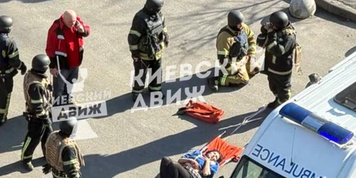 Atac armat in Kiev, sambata, 18 aprilie 2026 FOTO: X/@nexta_tv