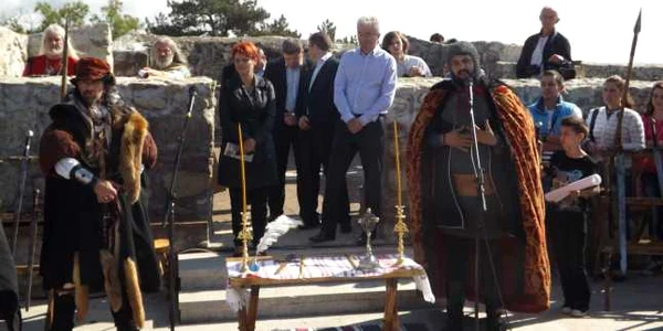 inaugurare cetate medievala severin FOTO Corina Macavei 