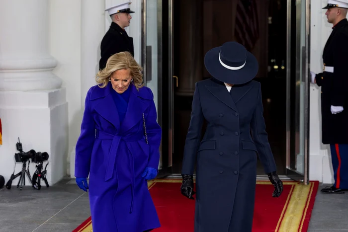 Jill Biden și Melania Trump / FOTO:EPA/EFE