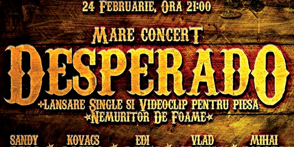 Concert Desperado în Diesel Club
