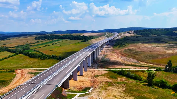 Autostrada Transilvania, lot Zimbor - Poarta Sălajului. FOTO: Asociația Pro Infrastructură