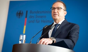 Ministrul de Interne Alexander Dobrindt, conferință despre gruparea „Regatul Germaniei” FOTO Profimedia