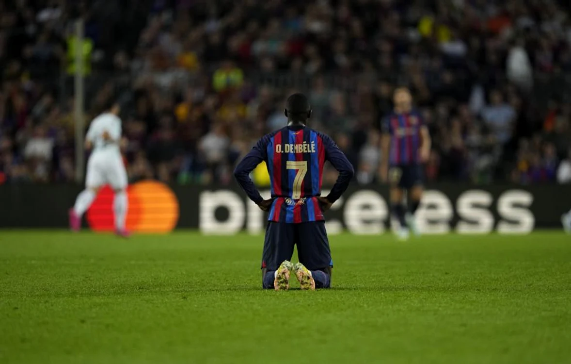 Atacantul Barcelonei Ousmane Dembele. Foto: EPA-EFE