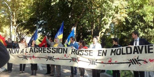 Mitingul basarabenilor la Strasbourg