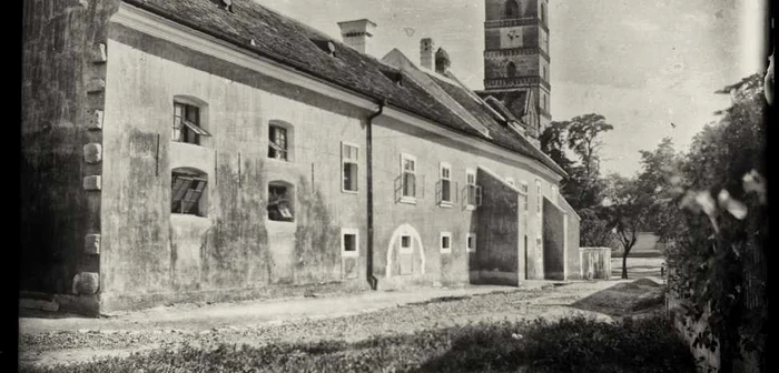 Stradă din Cetatea Alba Iulia la începutul secolului XX