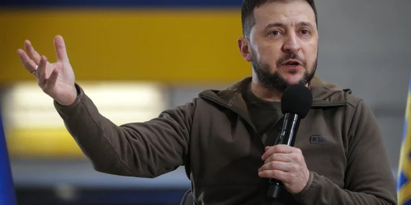 Presedinte Ucraina  Volodimir Zelenski conferinta presa EPA-EFE/Sergey Dolzhenko
