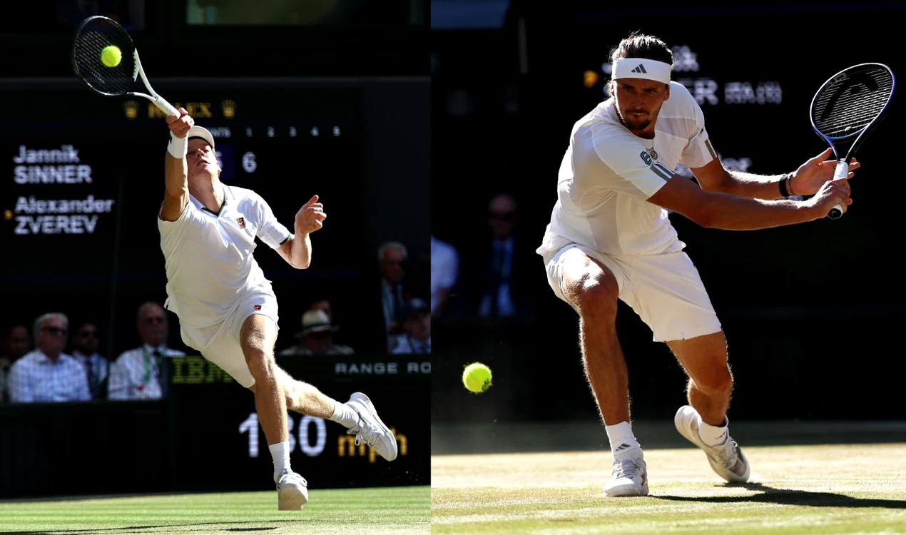 Sinner și Zverev joacă un tenis bazat pe forță (Foto: EPAImages)