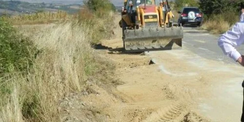 Lucrările la drum au început anul trecut