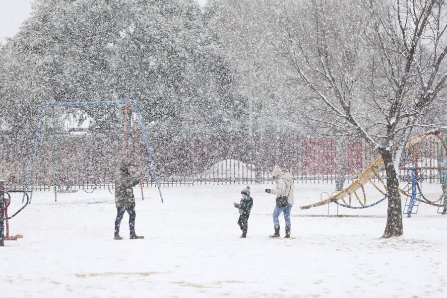 A nins în Africa de Sud pentru prima dată în 11 ani, un fenomen meteo rar: „Magie pură!“ VIDEO